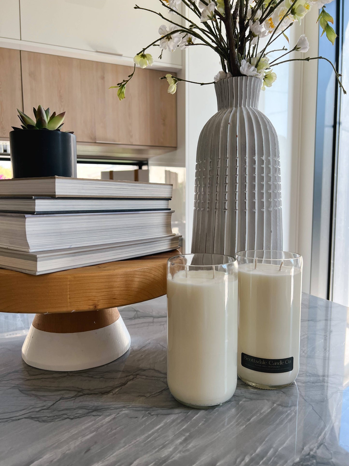 Code Blue Label (Recycled Bottle Candle)