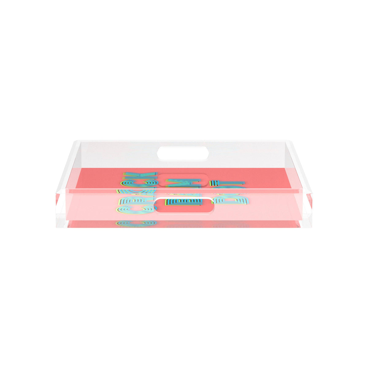 Mahjong Crack Bam Dot Petal Tendril Square Decorative Tray