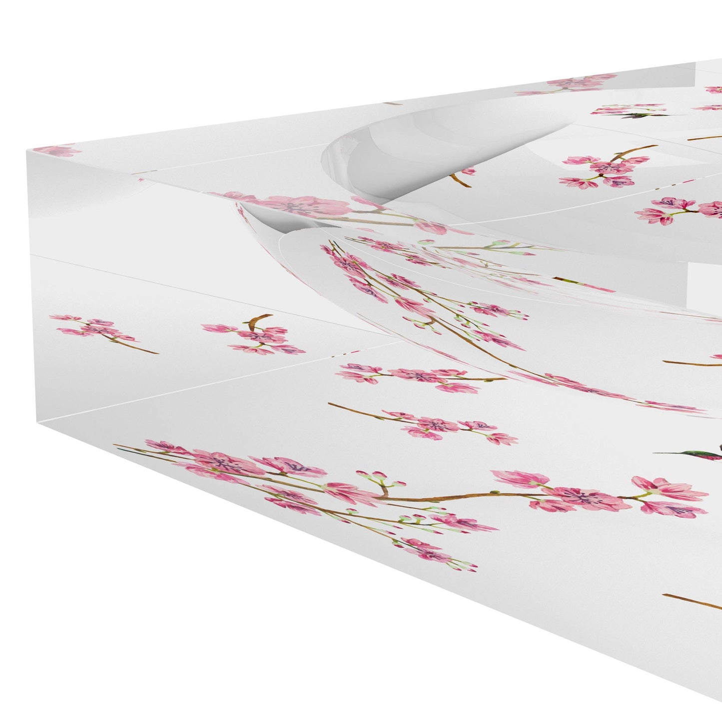 Blossom Fantasia White Acrylic Candy Catchall Dish