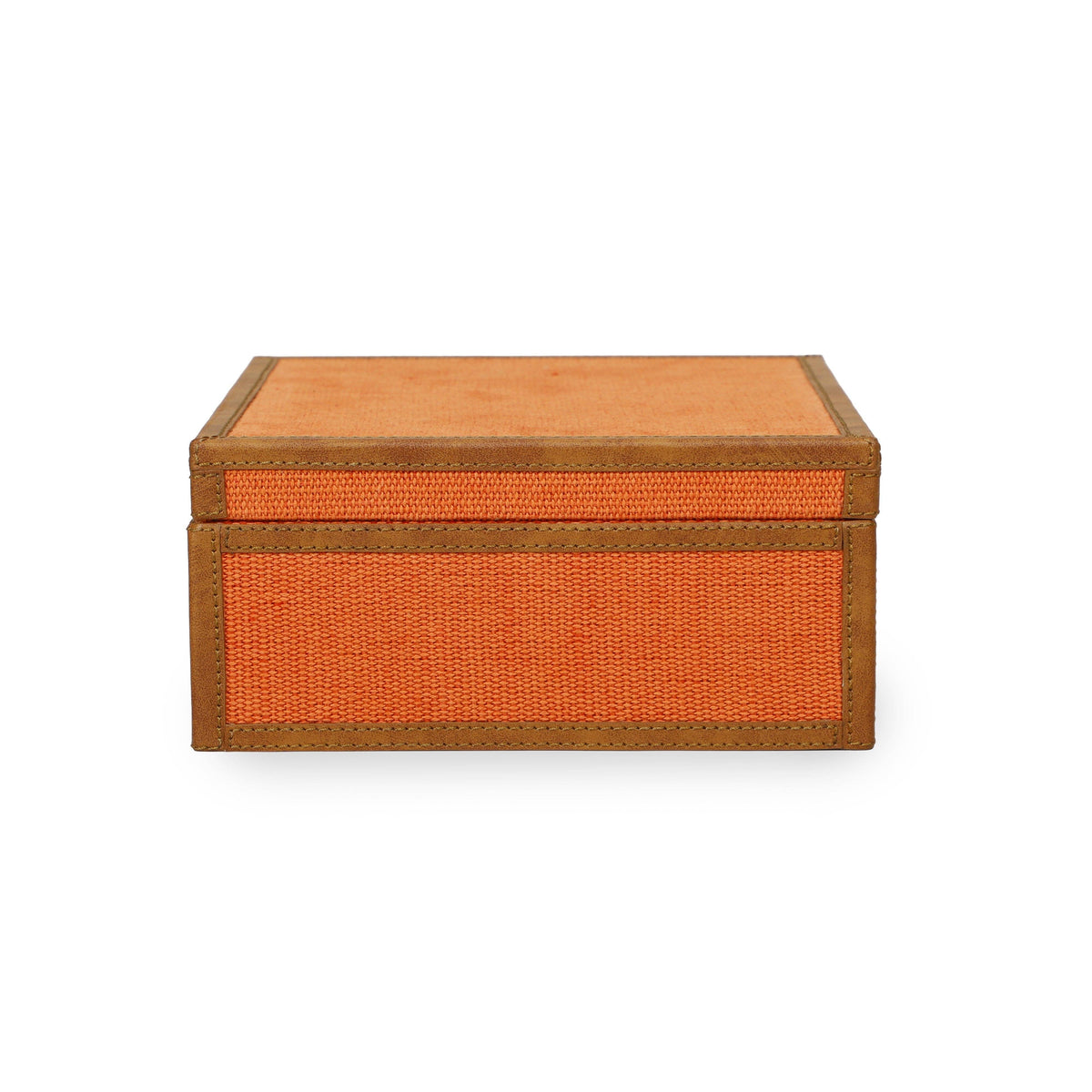 Acre Orange Cotton Jute Jewelry Box