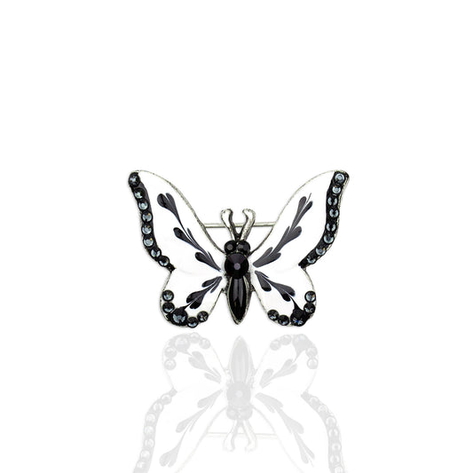 Madeiran Crystal Butterfly Brooch