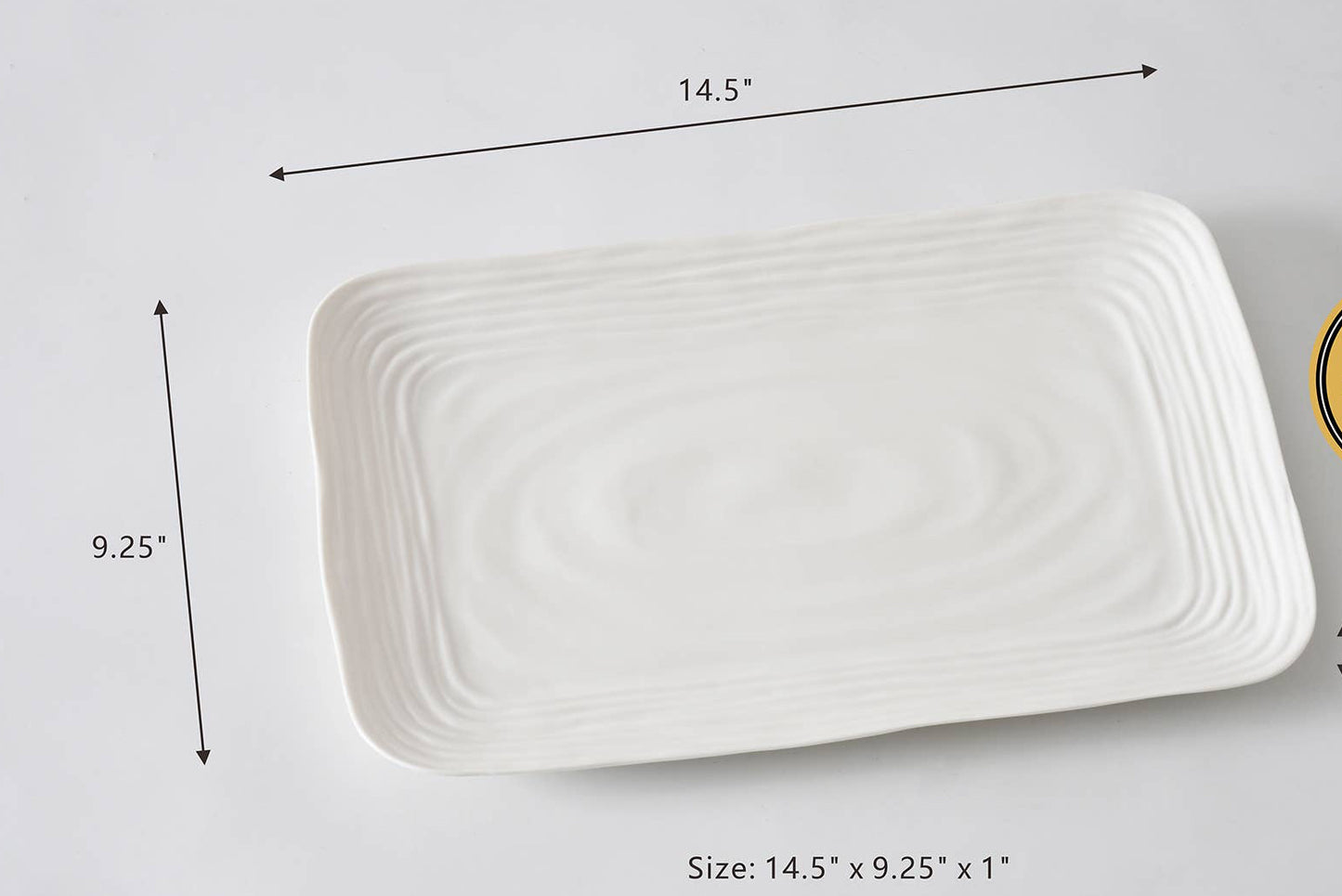 Medium Porcelain Rectangular Platter