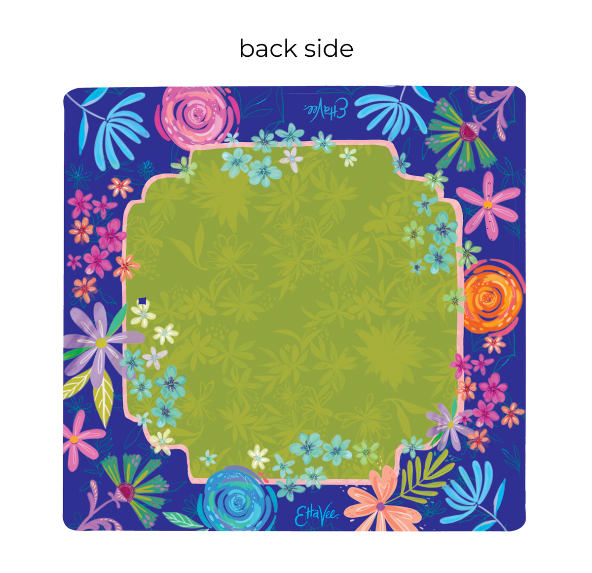 LIMITED EDITION - "Happy Fleurs" Double-Sided Mahjong Mat
