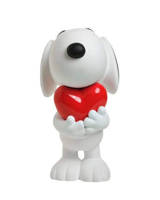Snoopy-White with Red Heart Original by LD Studios 11in