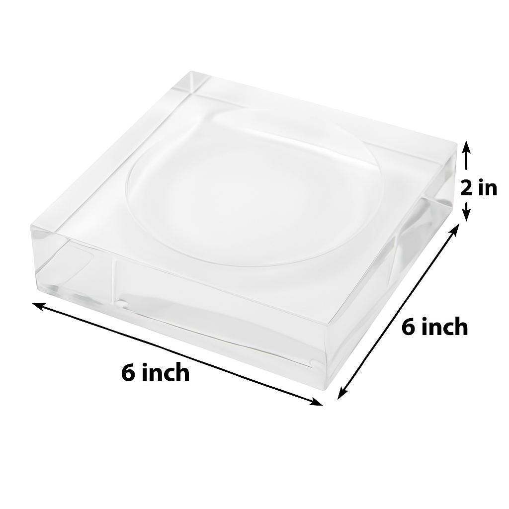 Mahjong Abstract Petal Acrylic Candy Catchall Dish