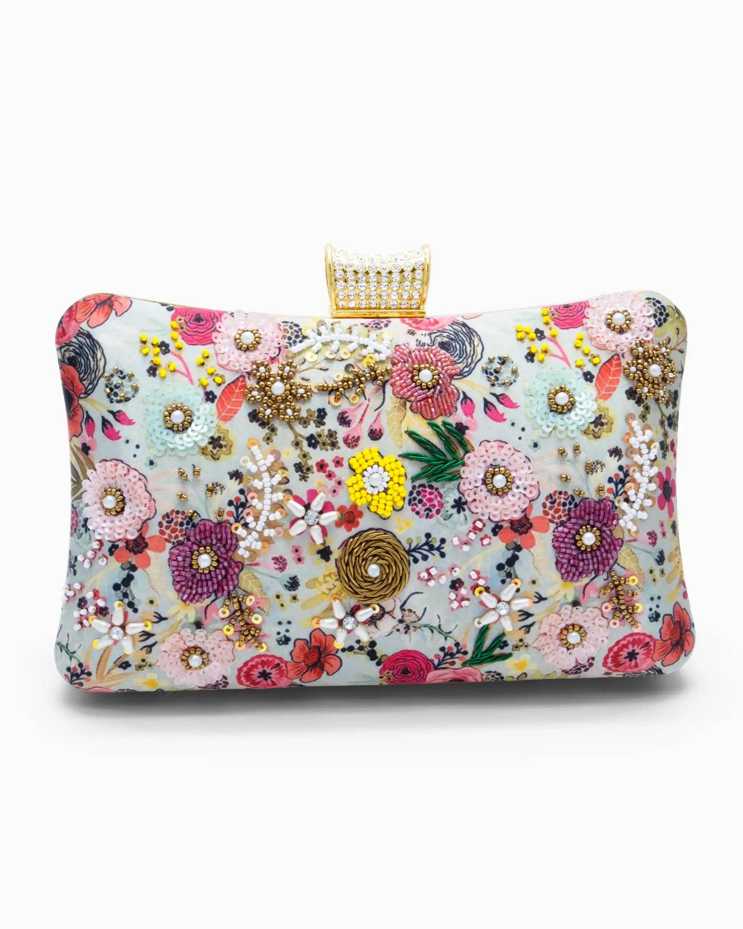 Floral Meadow Evening Clutch