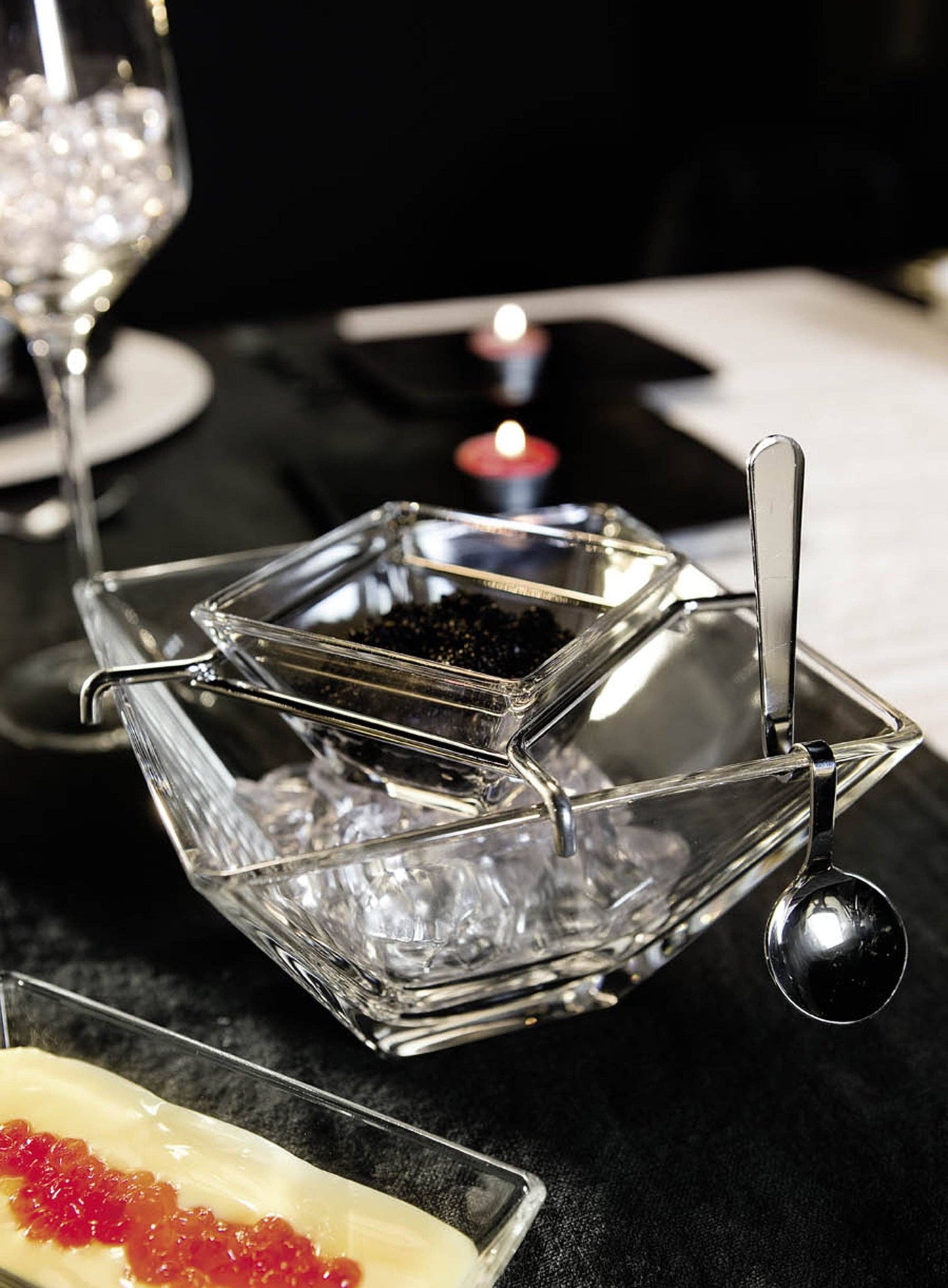 Veninni Caviar Set, 5.625"W