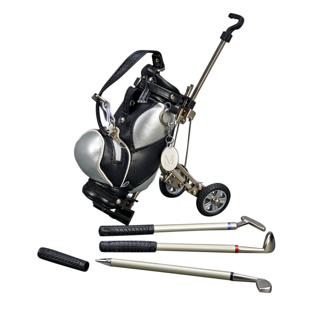 Golf Cart Style Pen Set & Holder | Father's Day Gift