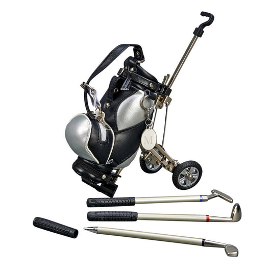 Golf Cart Style Pen Set & Holder | Father's Day Gift