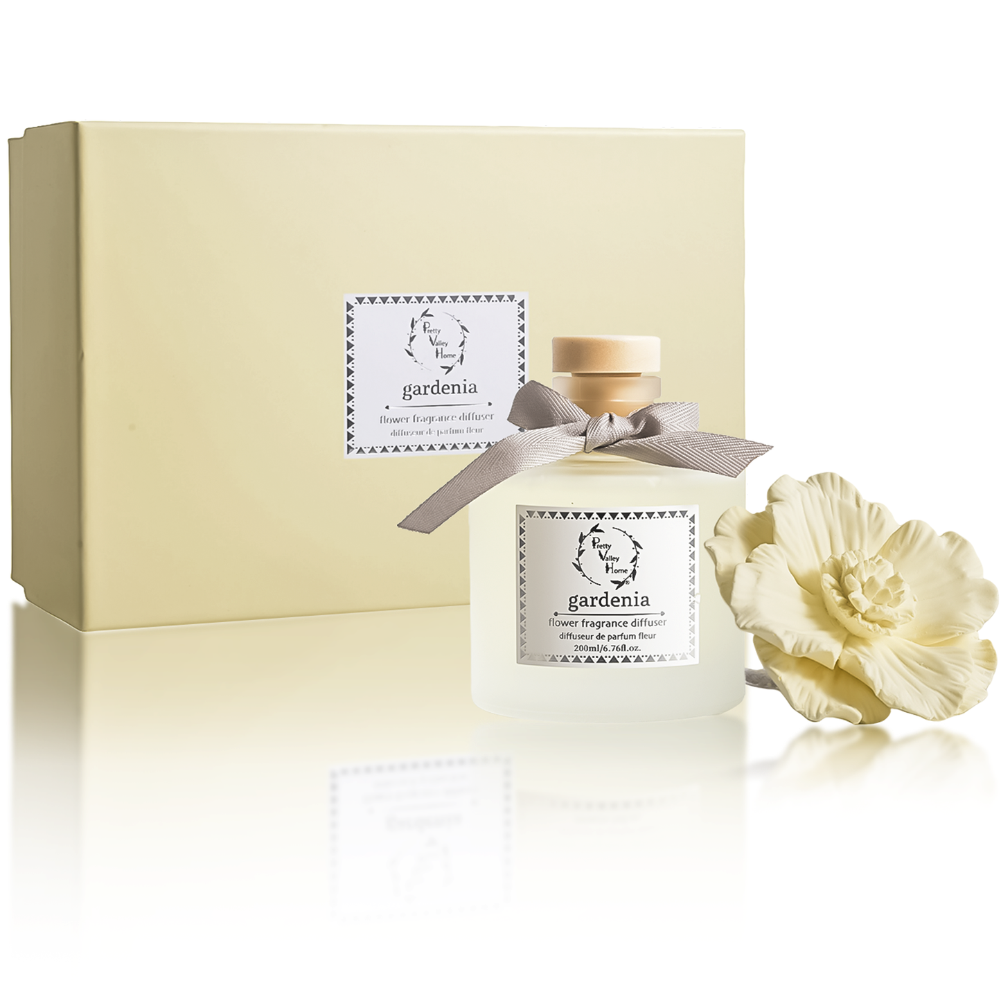 Diffuser Sets Gifts Ceramic Flower (2025)-Pretty Valley Home