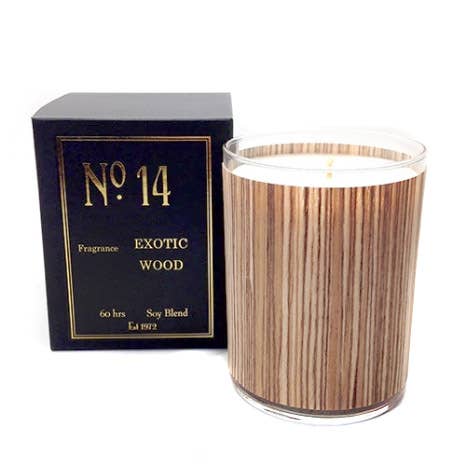 No 14 Exotic Wood Candle