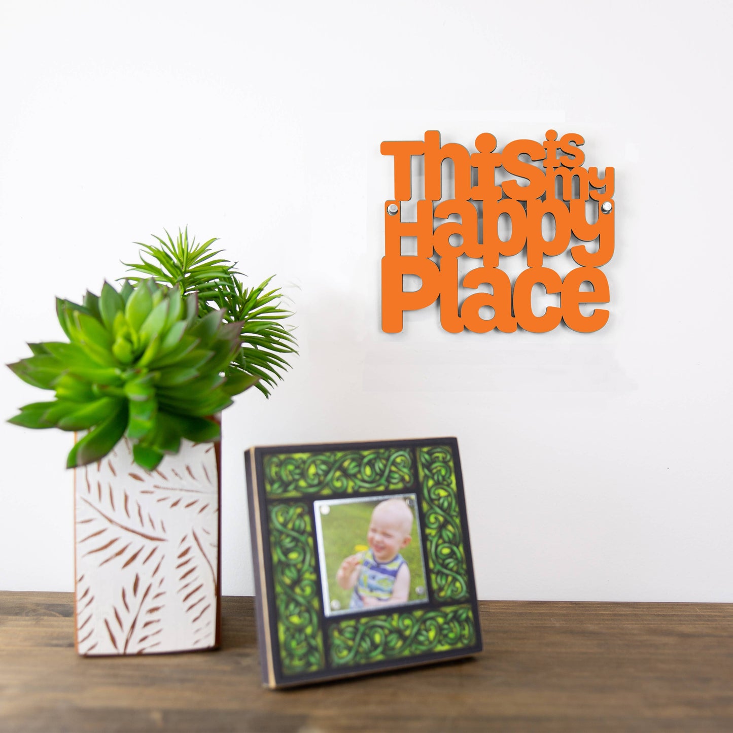 This Is My Happy Place Laser Cut Wood Wall Decor