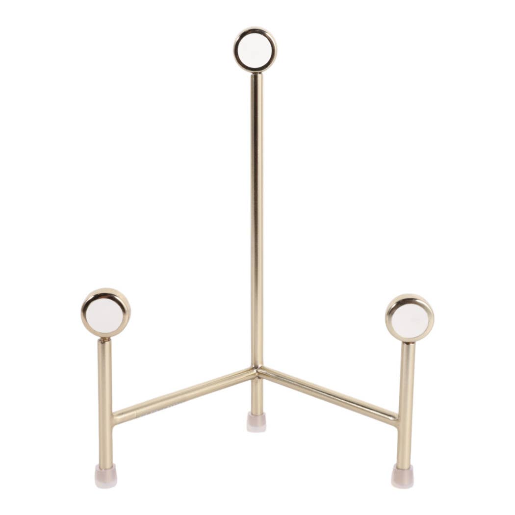 Gold Metal Acrylic Easel Stand, 10 in.(Book Holder)