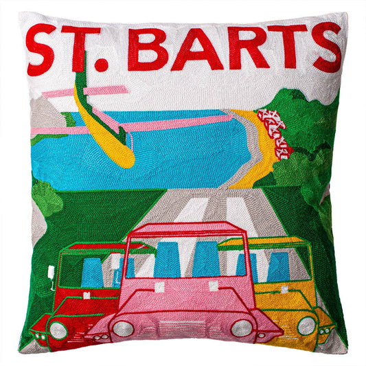 St. Barts Needlepoint Pillow (Limited Edition)