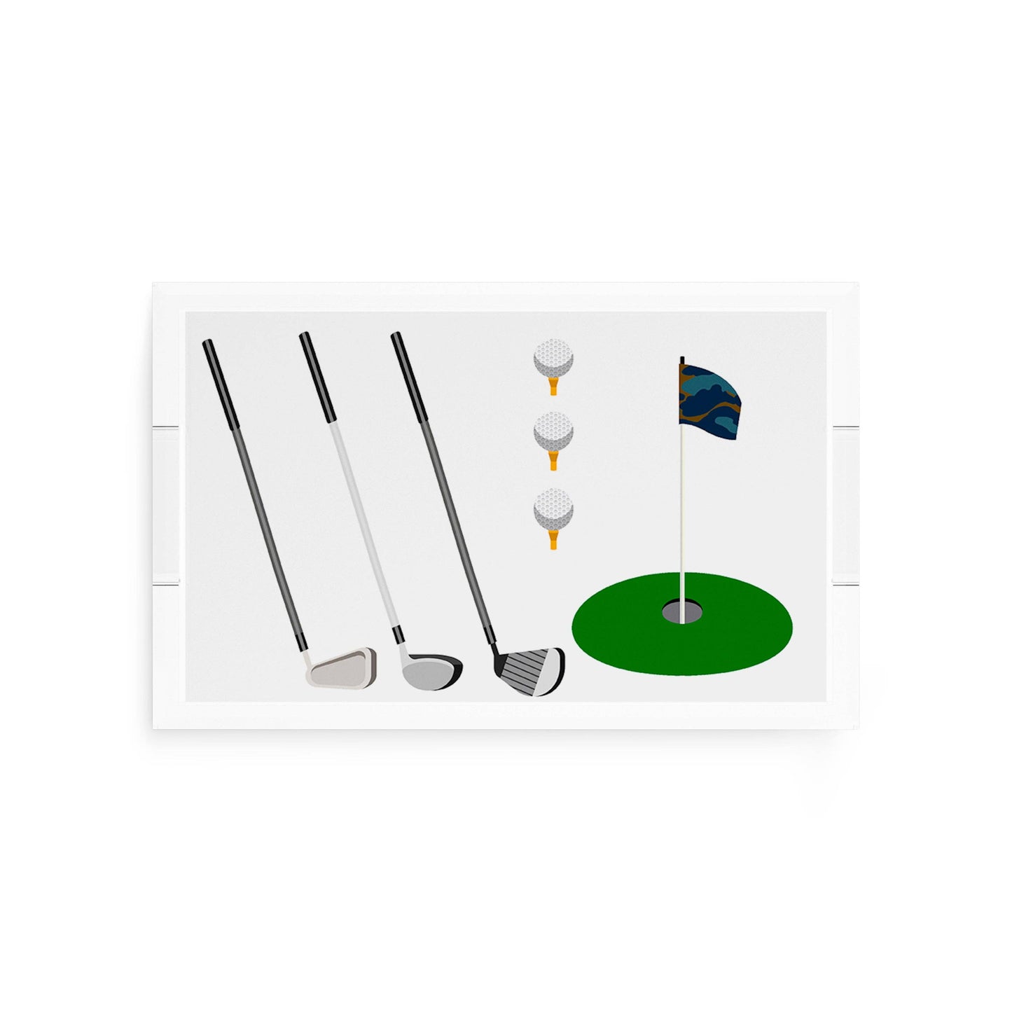 Golf Rectangle Tray