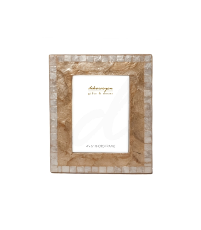 Capiz Mosaic Photo Frame