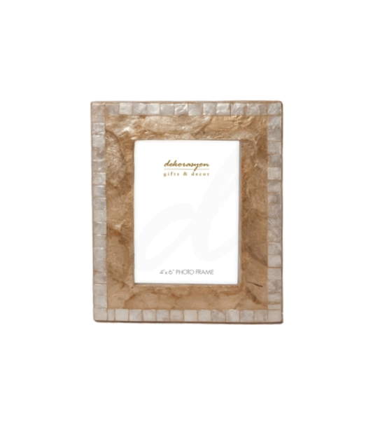 Capiz Mosaic Photo Frame