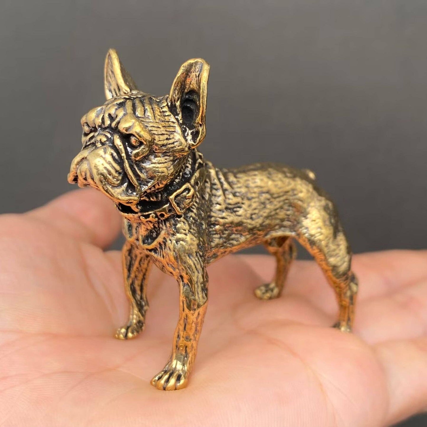 Brass Bulldog Decoration Desktop Ornaments