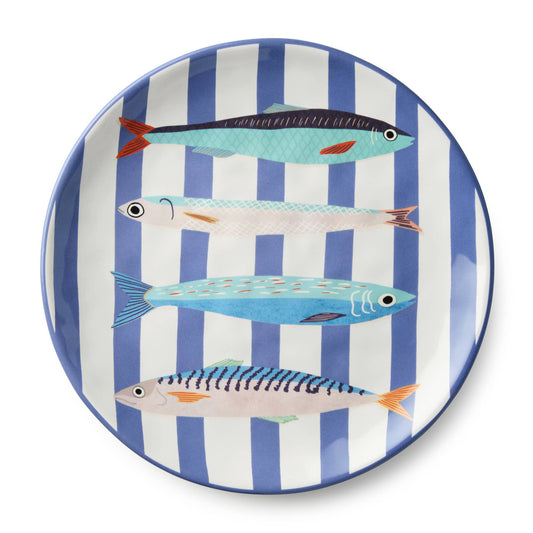 Something Fishy Dinner Plate 11"