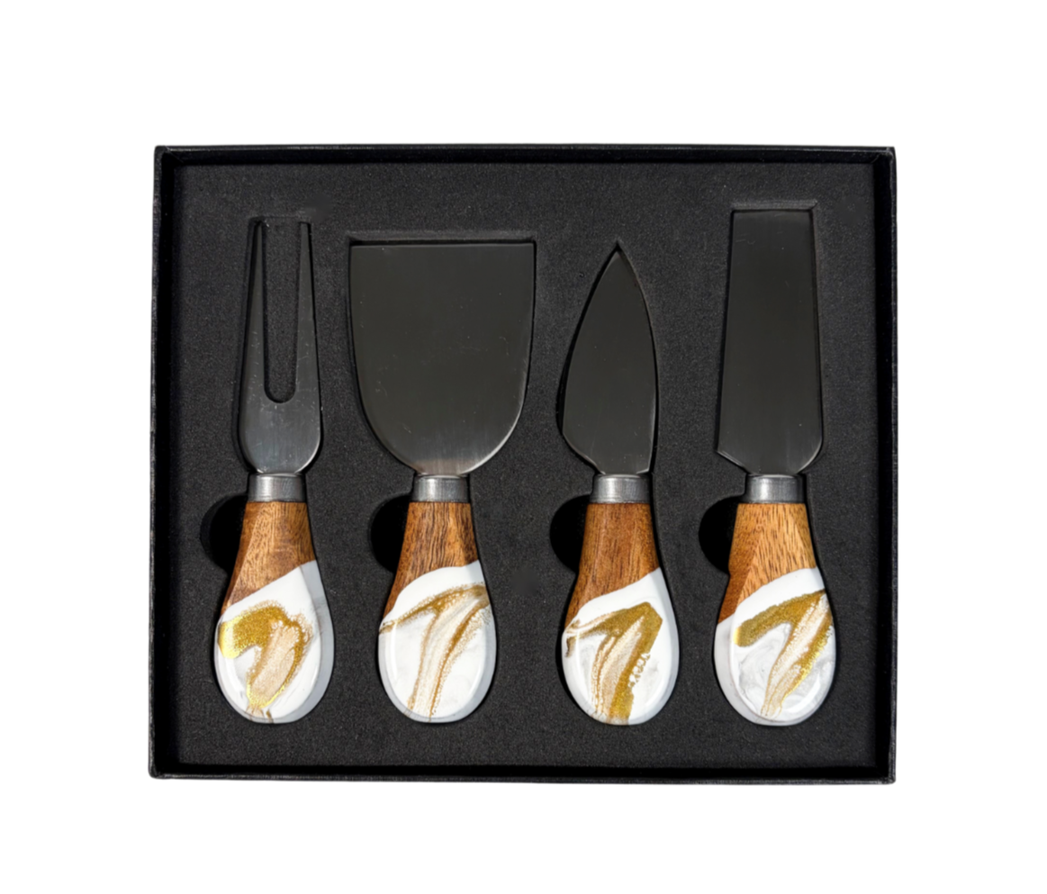 Resin Coated Cheese Knife Set