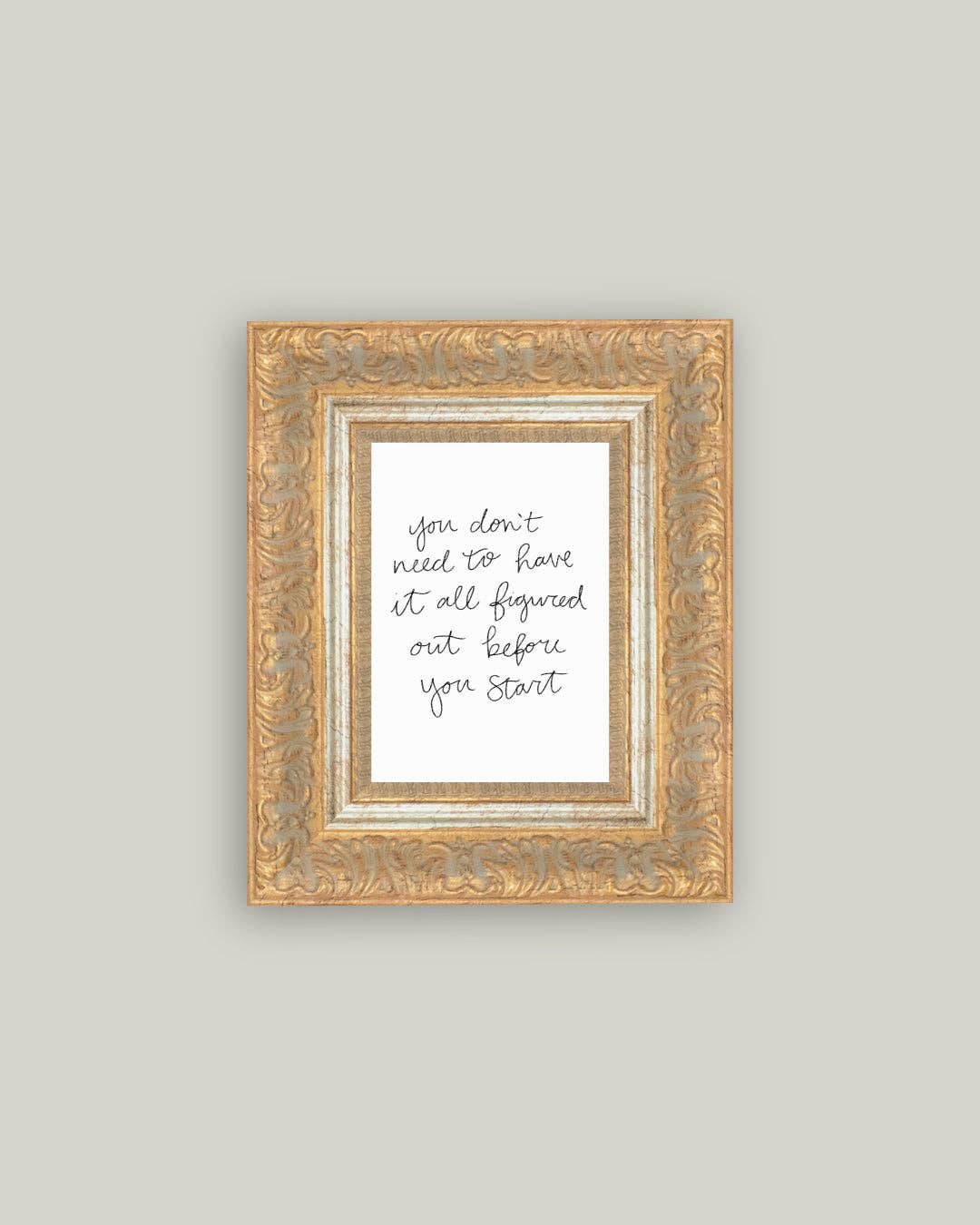 You Don't Need Framed Antique Art