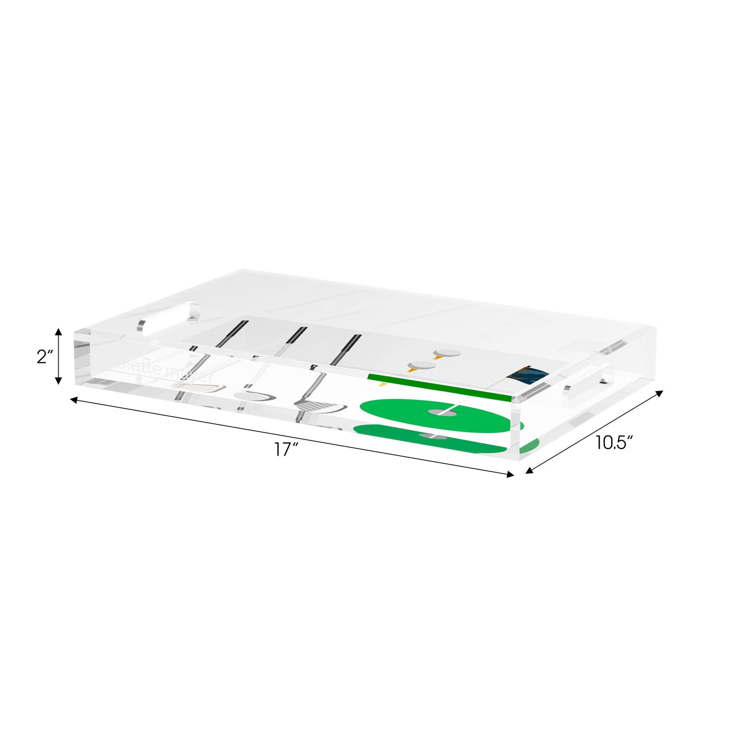 Golf Rectangle Tray