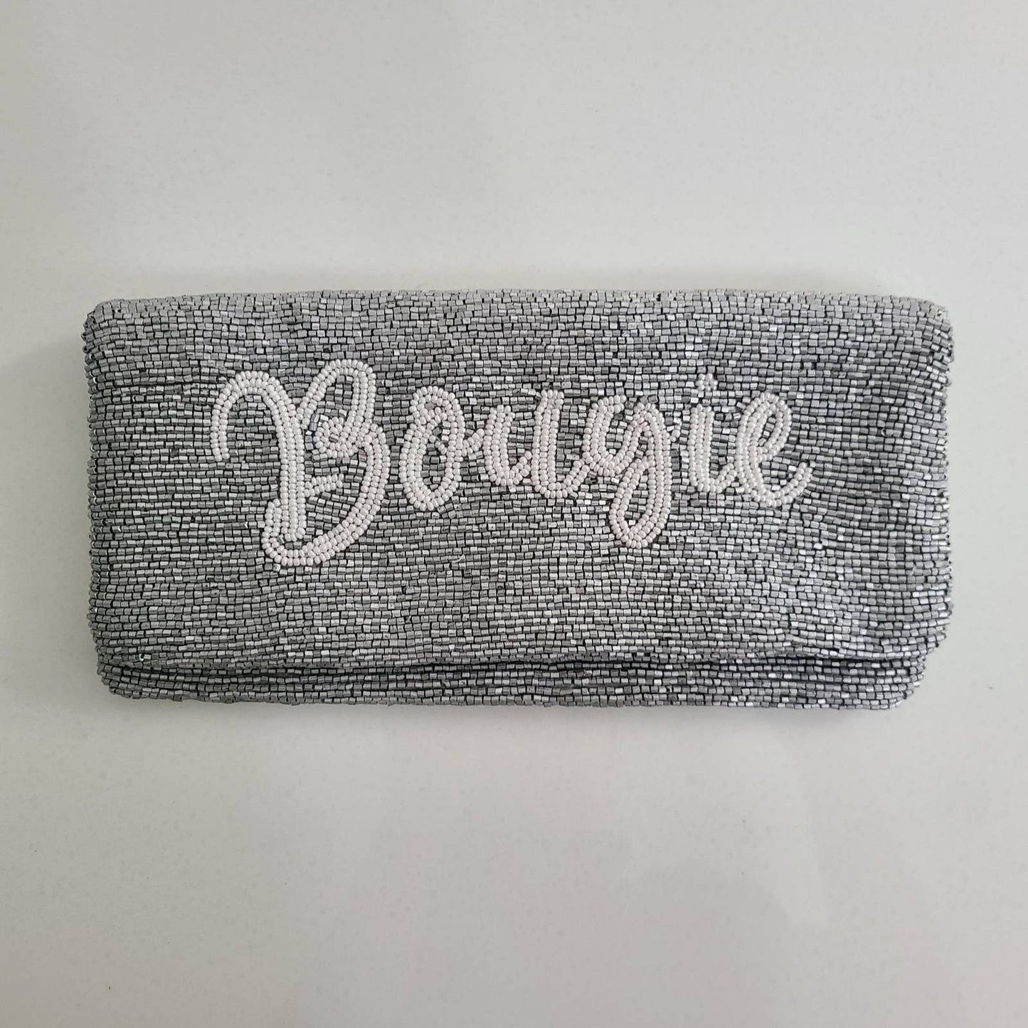 Bougie/ Bitch Beaded Clutch Bag