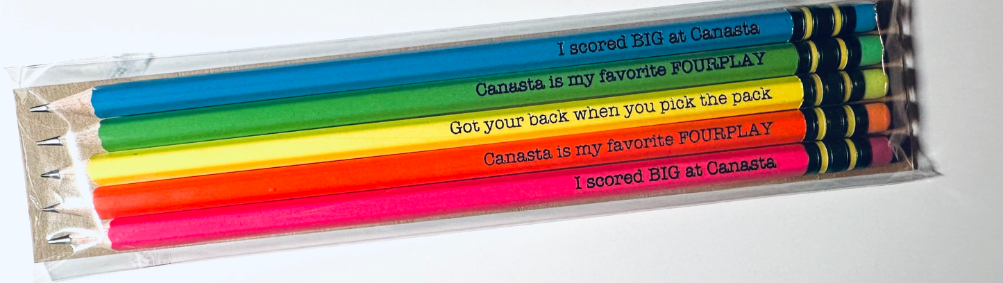 Pencils in neon colors