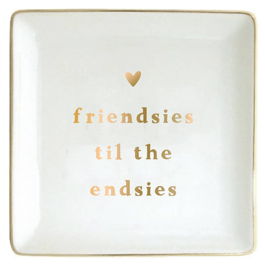 Ceramic Friend Trinket Tray | Friendsies To The Endsies