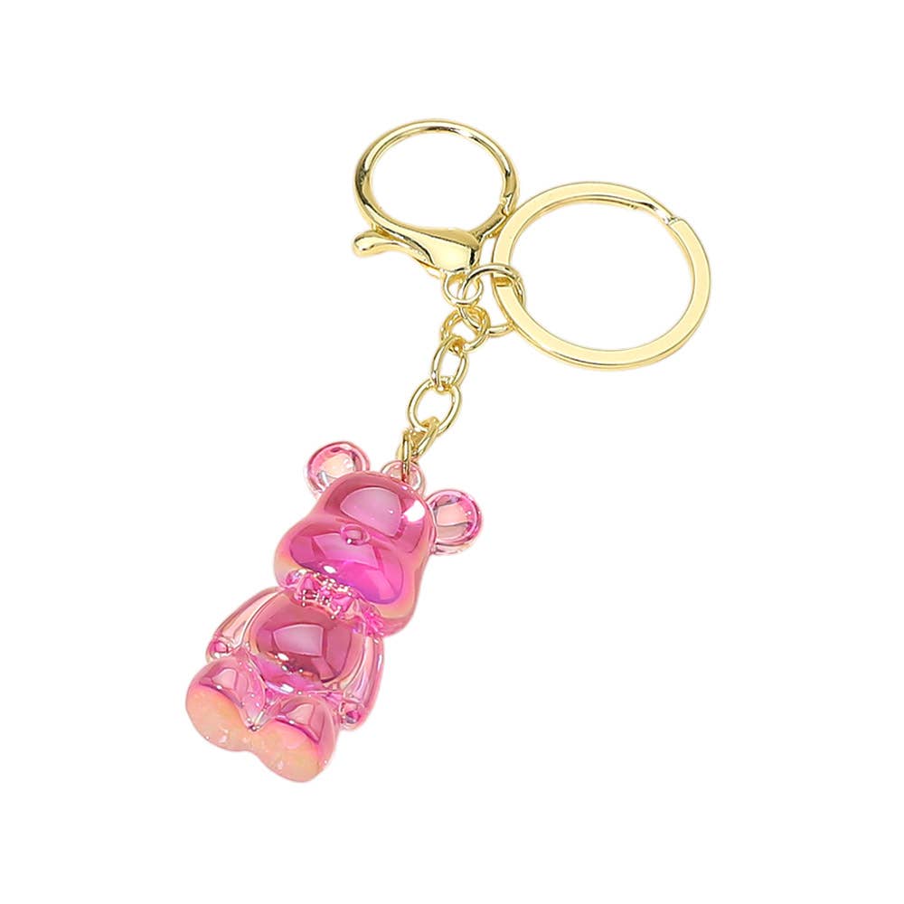 12PCS - Bear Charm Keychains