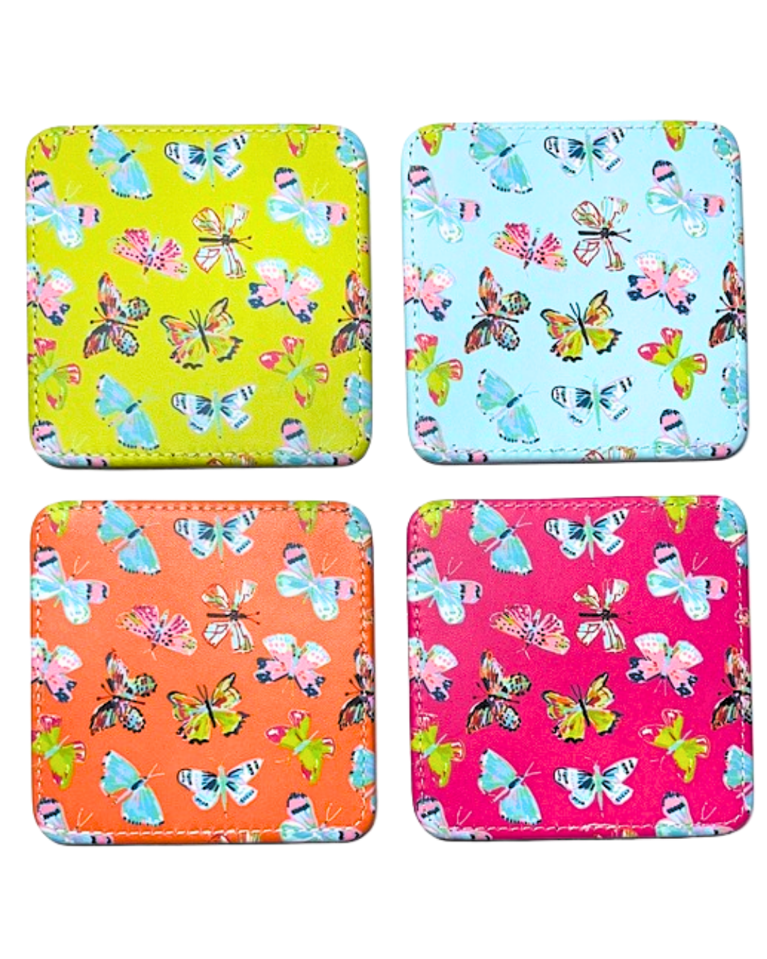 Vibrant Butterfly Coasters...(each)
