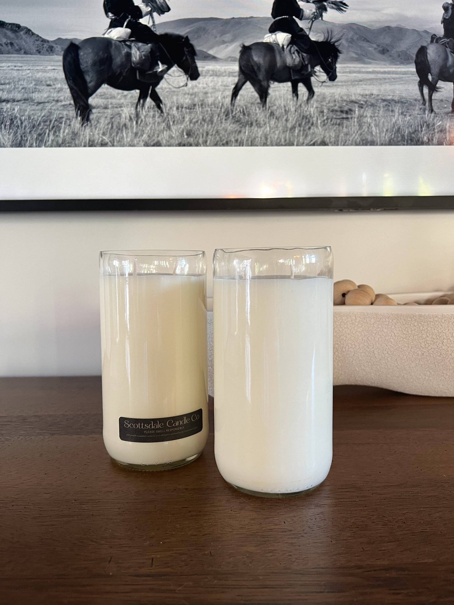 Code Blue Label (Recycled Bottle Candle)