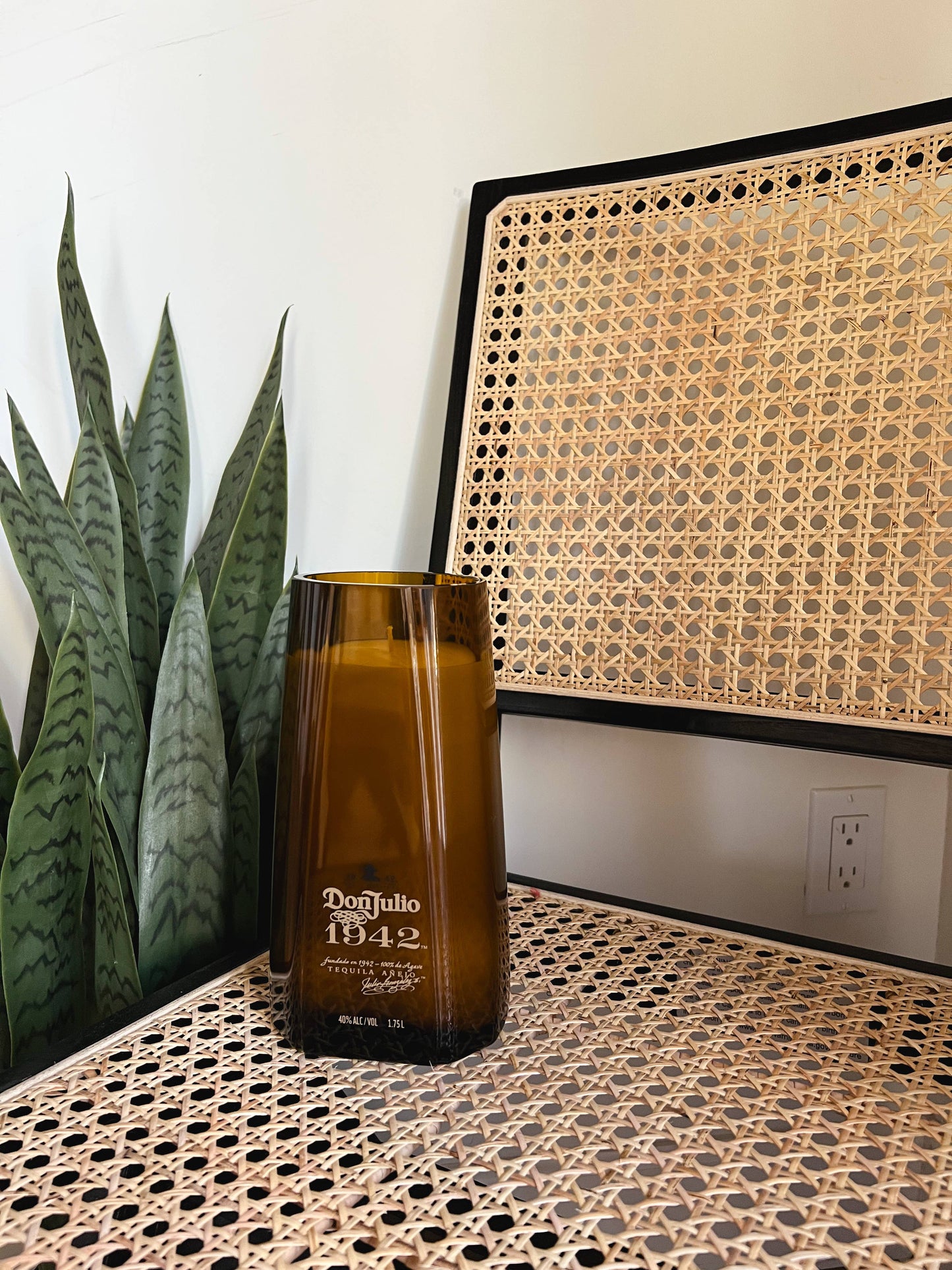 Recycled Don Julio 1942 Candle