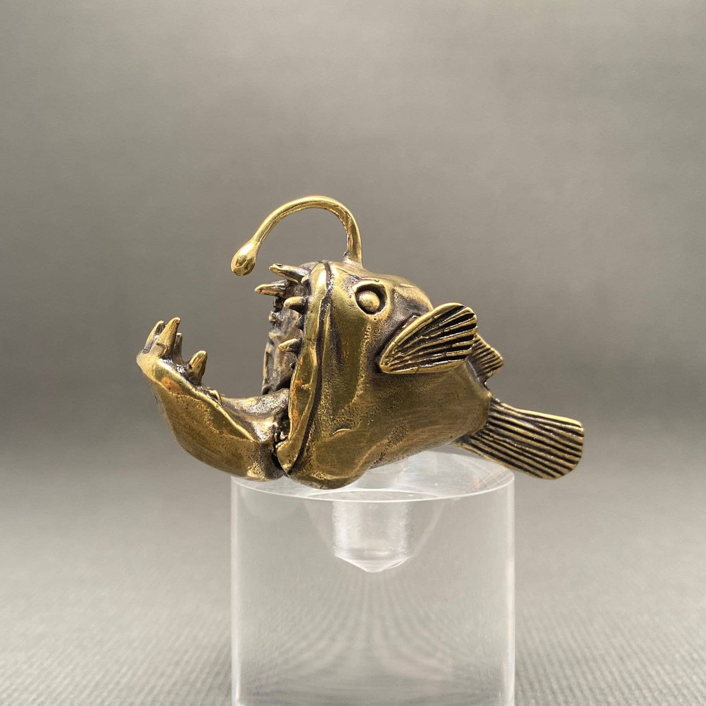 Brass Lantern Fish Crafts Desktop Ornaments Decoration
