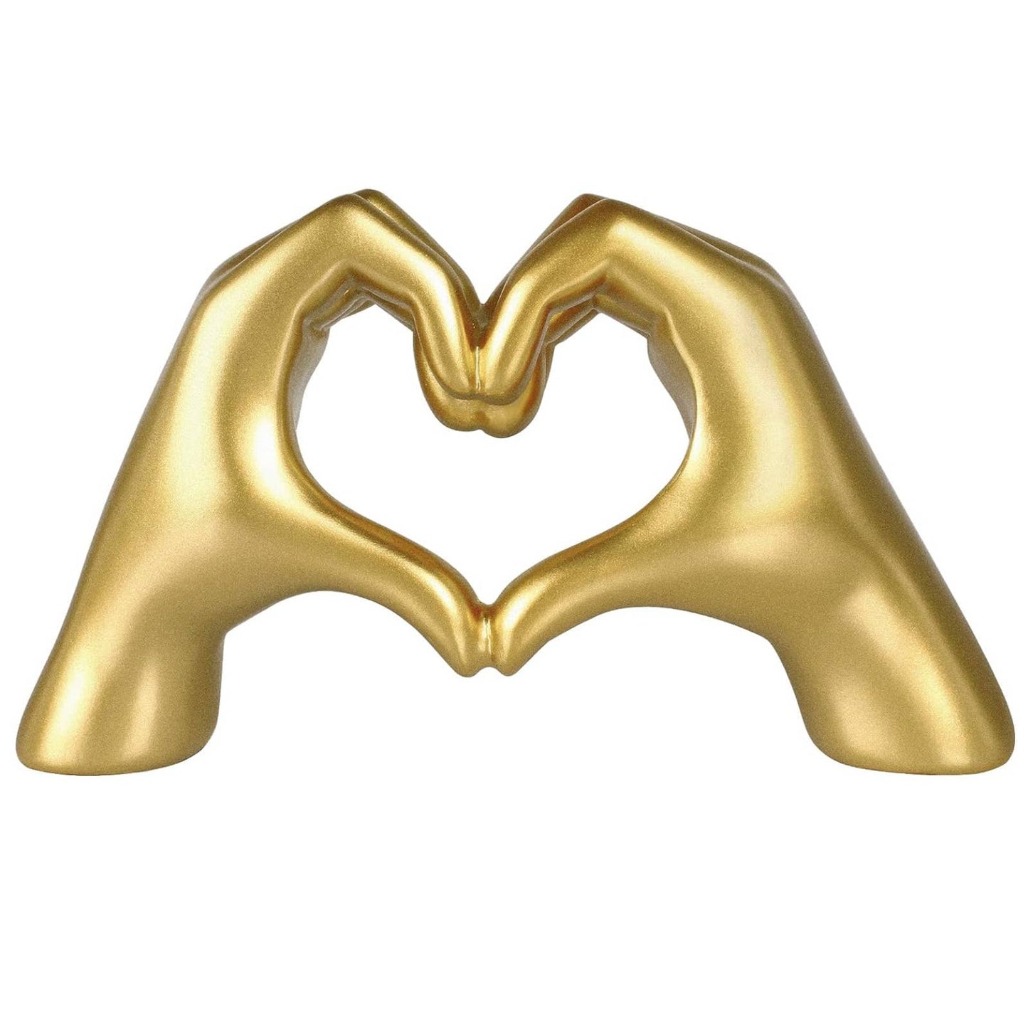 Heart Hand Sculpture, Love Gesture Statue, Home Decor Accent