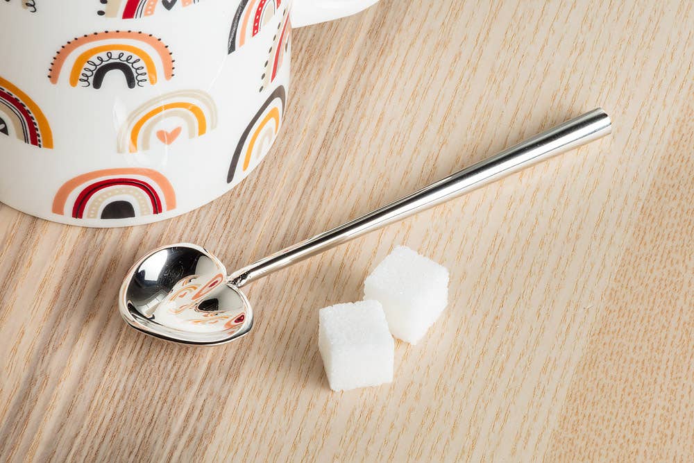 Heart Small Spoon - Silver