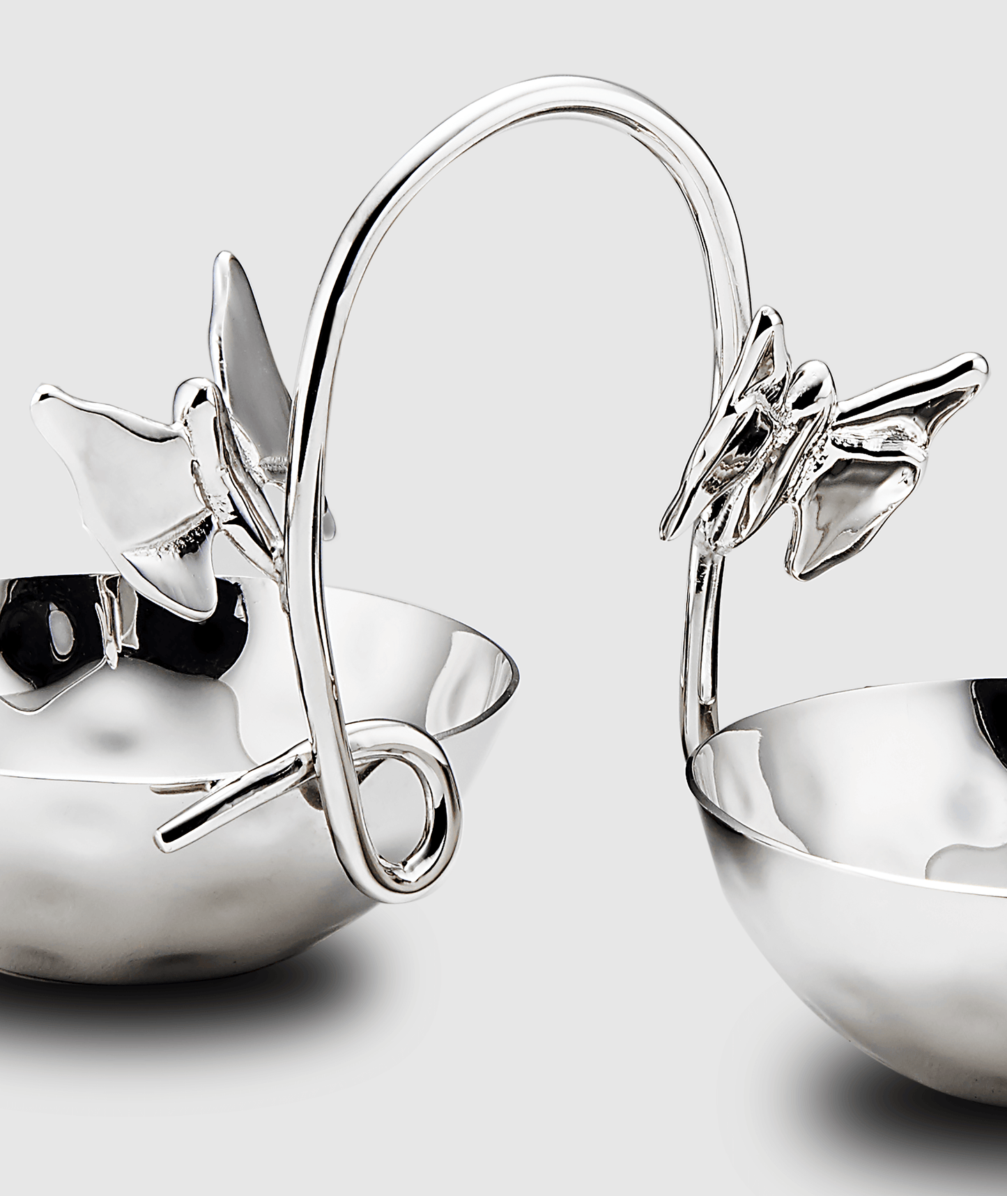 Butterfly 2 Bowl Connected Set in Stainless Steel