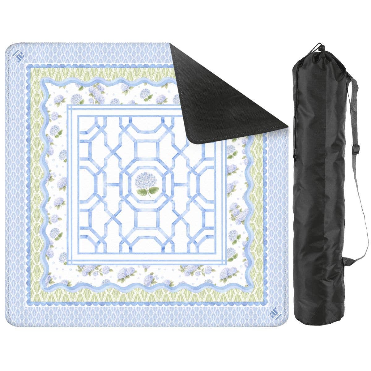 The Hamptons Hydrangea Mahjong Mat