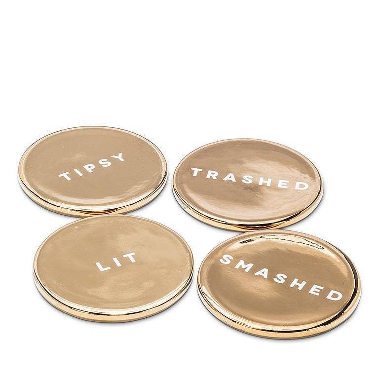Drunk Expressions Coasters (Set of 4) (Limited Quantities)