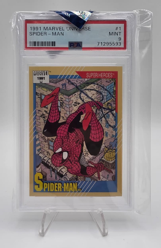 1991 Marvel Universe Series 2 #1 Spider-Man PSA 9 MintGraded