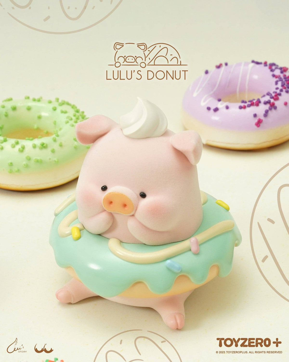 LULU THE PIGGY - XL DONUT (Trending)
