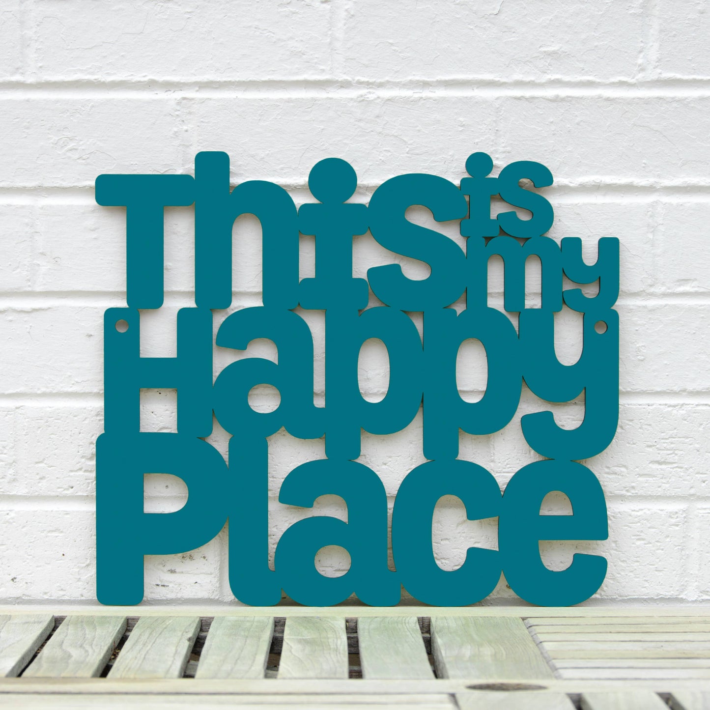 This Is My Happy Place Laser Cut Wood Wall Decor