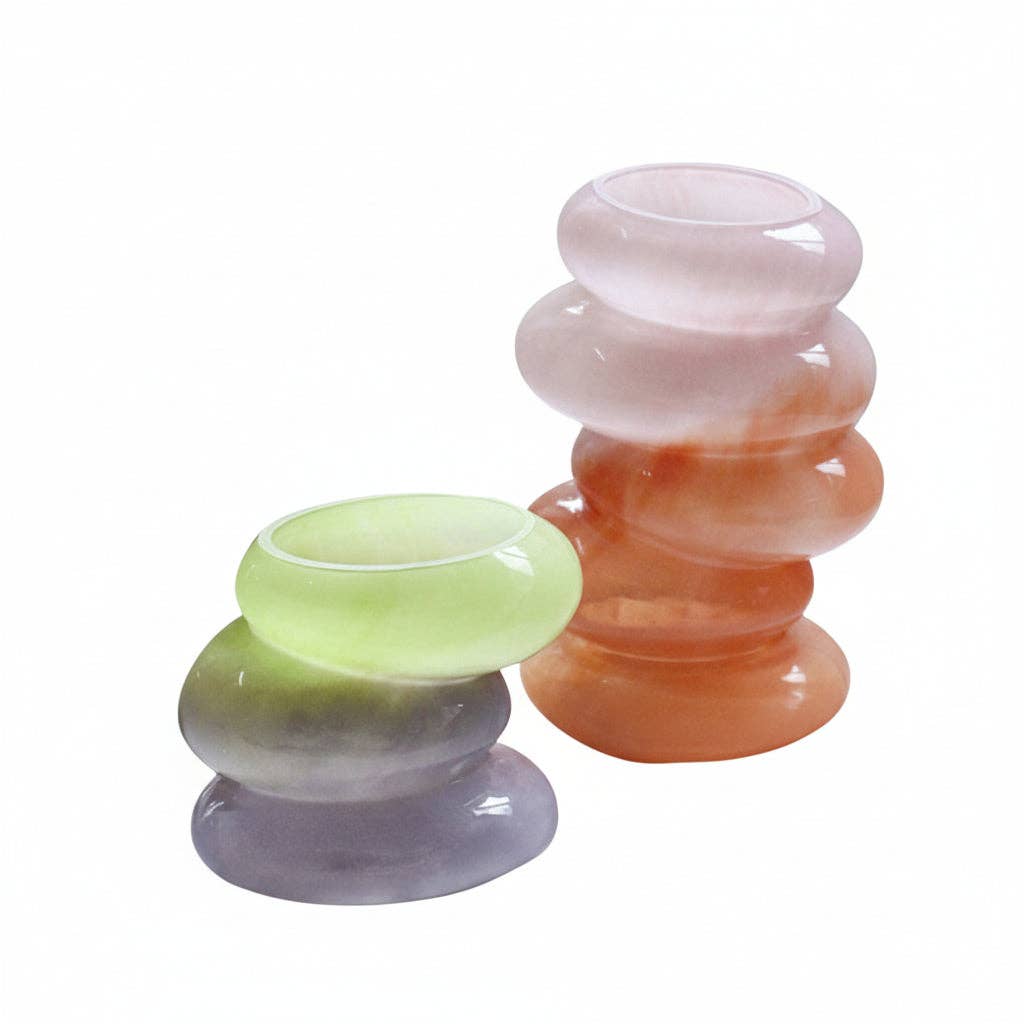 Swirl Glass Vase