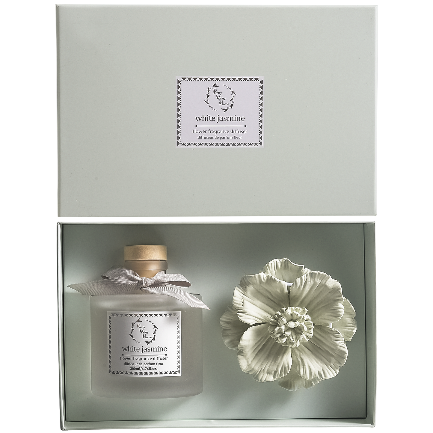 Diffuser Sets Gifts Ceramic Flower (2025)-Pretty Valley Home