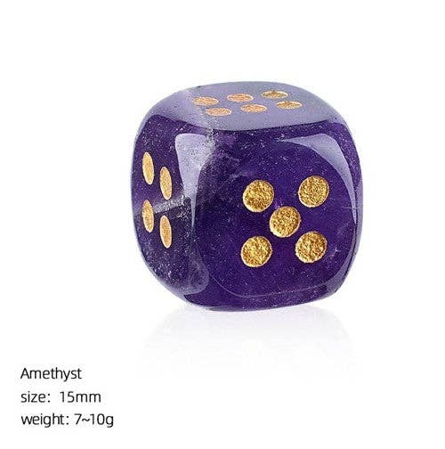 Dice - 15mm Natural Jade Laser Engraved Cube Dice with Rounded Edges Semi-Precious Stone (Set of 2)