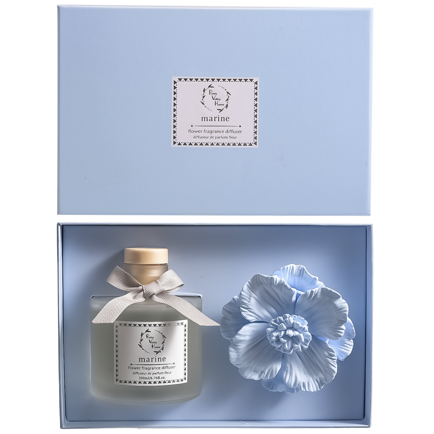 Diffuser Sets Gifts Ceramic Flower (2025)-Pretty Valley Home