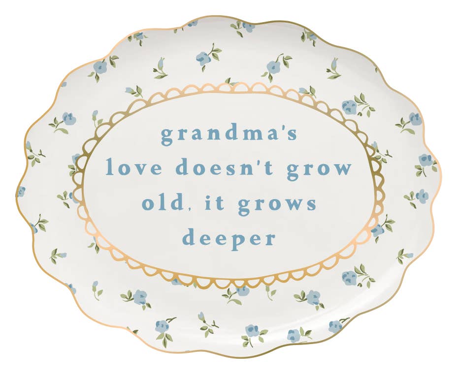 Ceramic Grandma's Love Trinket Tray