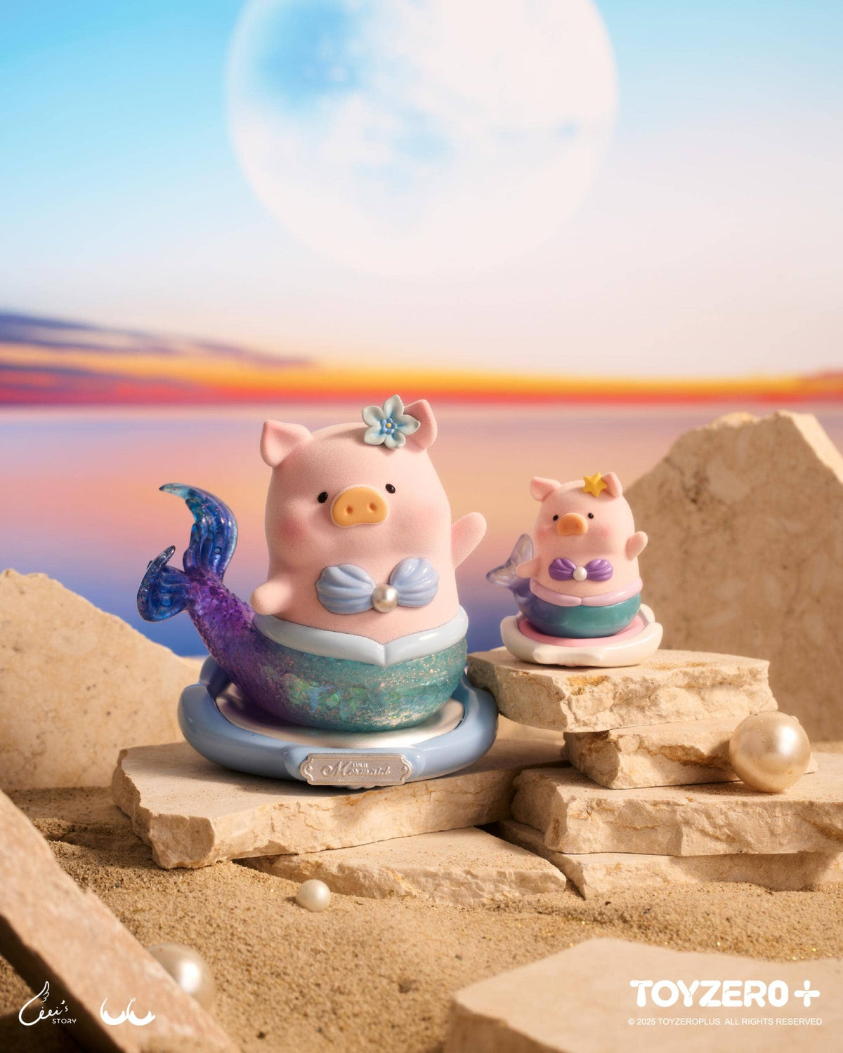 LuLu the Piggy - XL Mermaid (Azure)(Very Limited Edition)