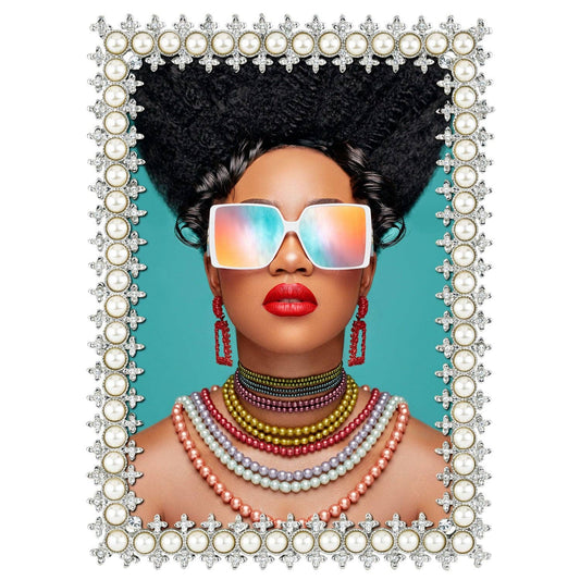 Crystal & Pearl Frame | Photo Frame | Picture Frame |