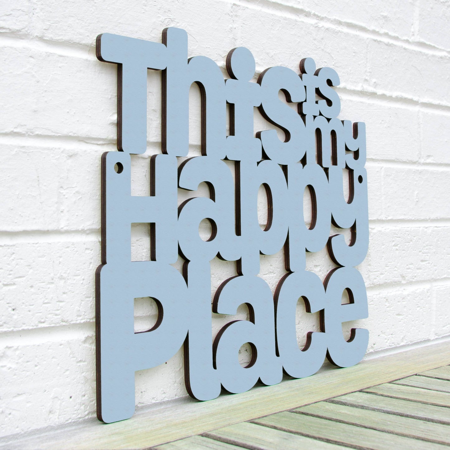 This Is My Happy Place Laser Cut Wood Wall Decor